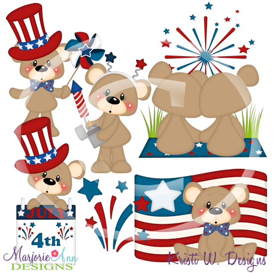 Franklin 4th Of July SVG Cutting Files Includes Clipart - Click Image to Close